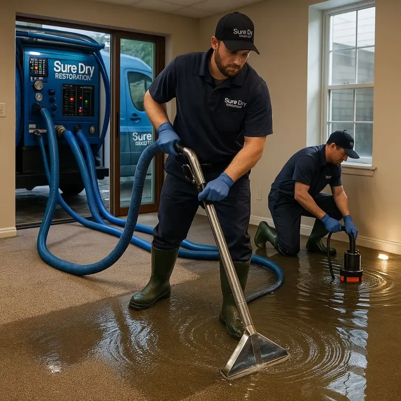 Water Extraction and Removal process in Mount Morris, IL
